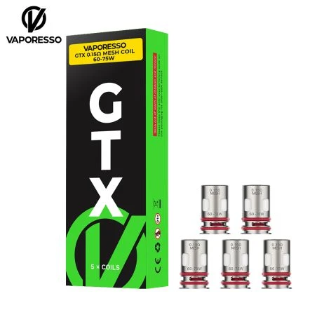 Résistances Vaporesso GTX (x5)